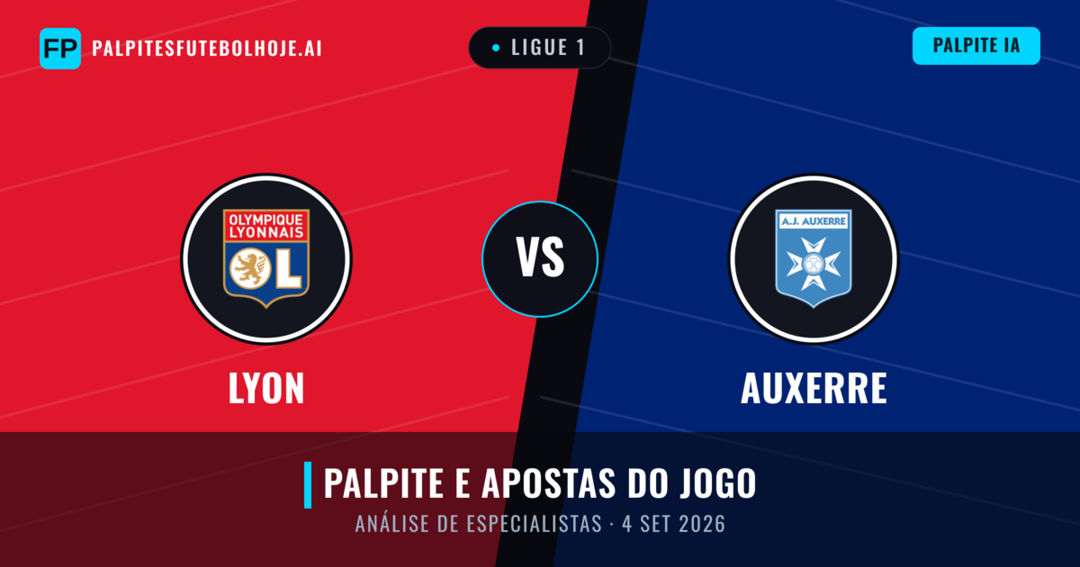 Lyon vs Auxerre — prognóstico e prévia do jogo