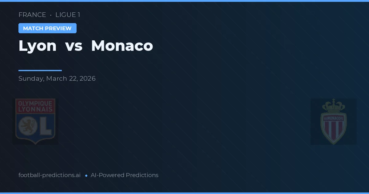 Lyon vs Mônaco — prognóstico e prévia do jogo