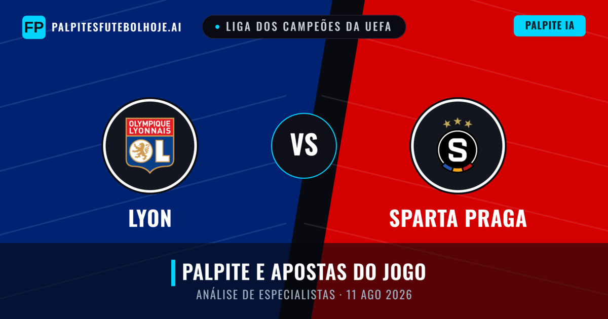 Lyon vs Sparta Praga — prognóstico e prévia do jogo