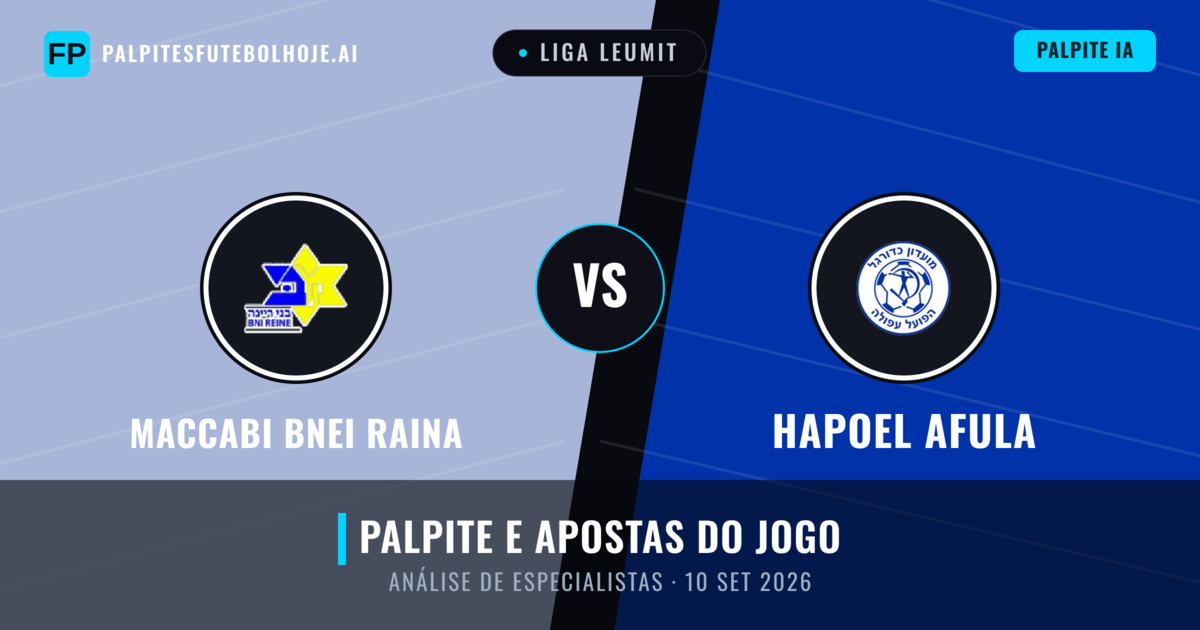Maccabi Bnei Raina vs Hapoel Afula — prognóstico e prévia do jogo