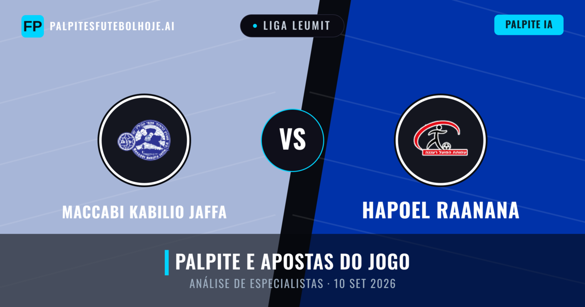 Maccabi Kabilio Jaffa vs Hapoel Raanana — prognóstico e prévia do jogo