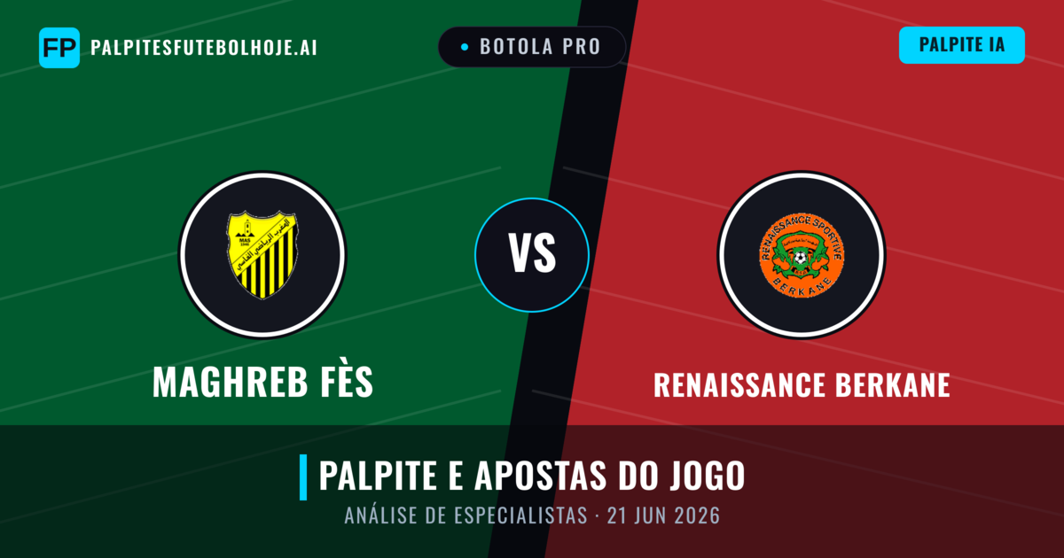 Maghreb Fès vs Renaissance Berkane — prognóstico e prévia do jogo
