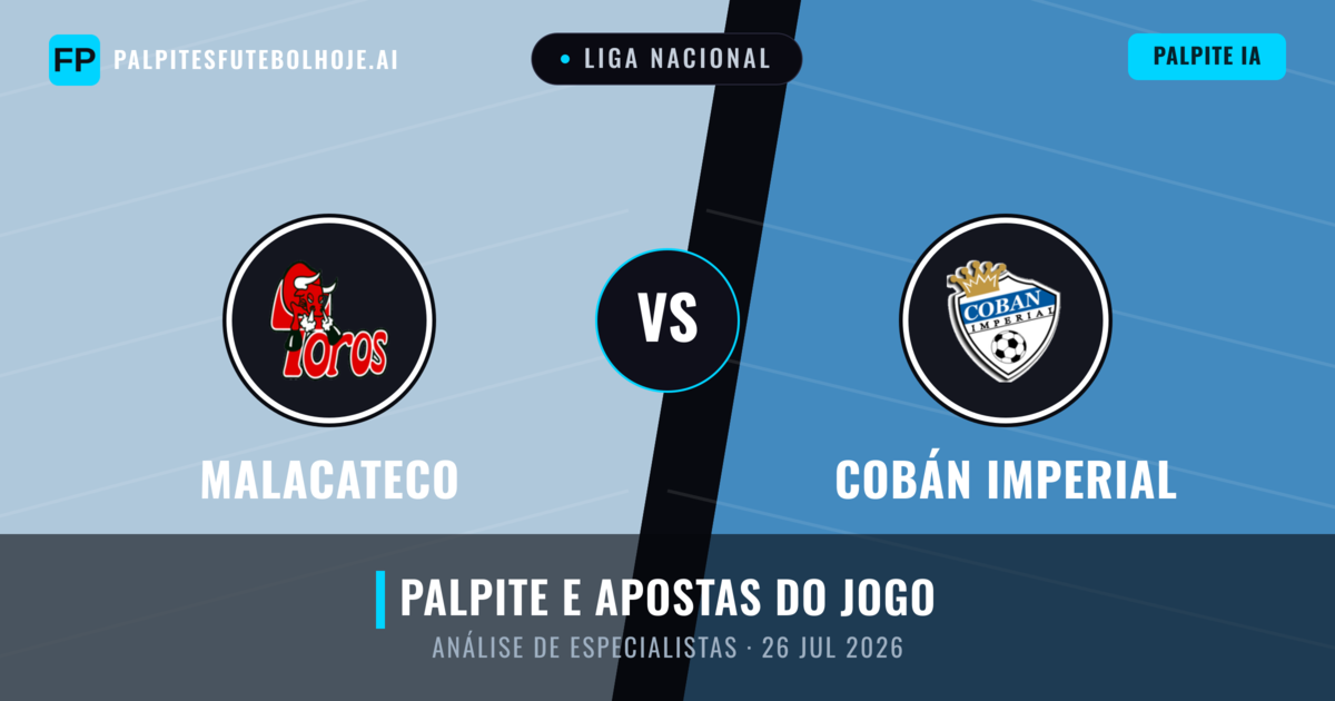 Malacateco vs Cobán Imperial — prognóstico e prévia do jogo