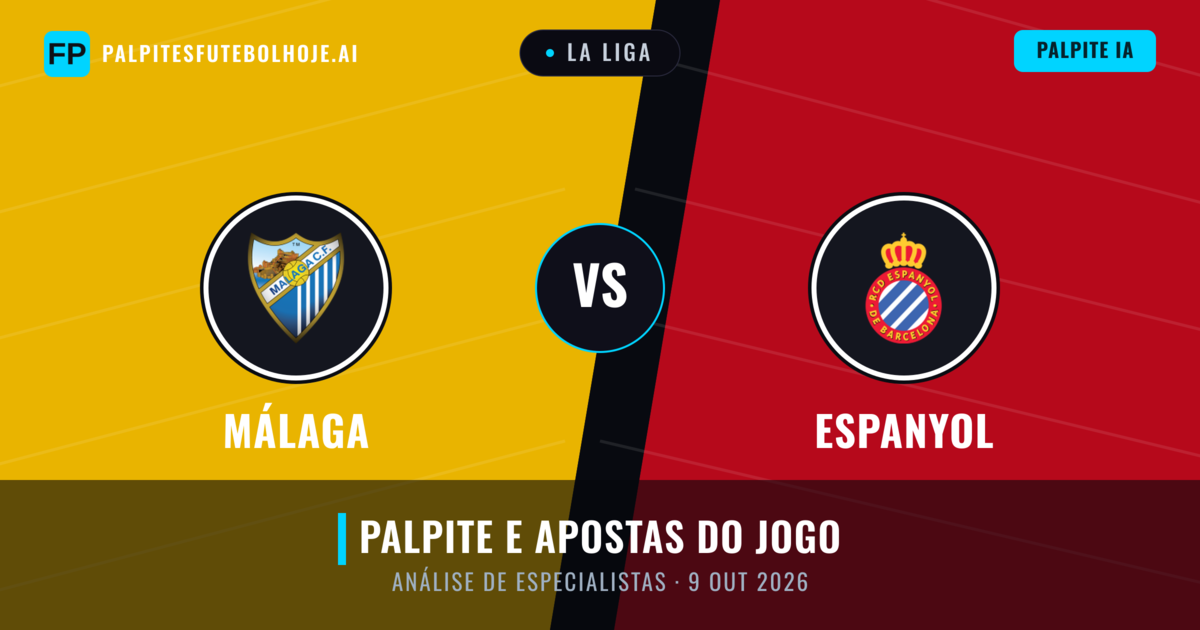 Málaga vs Espanyol — prognóstico e prévia do jogo