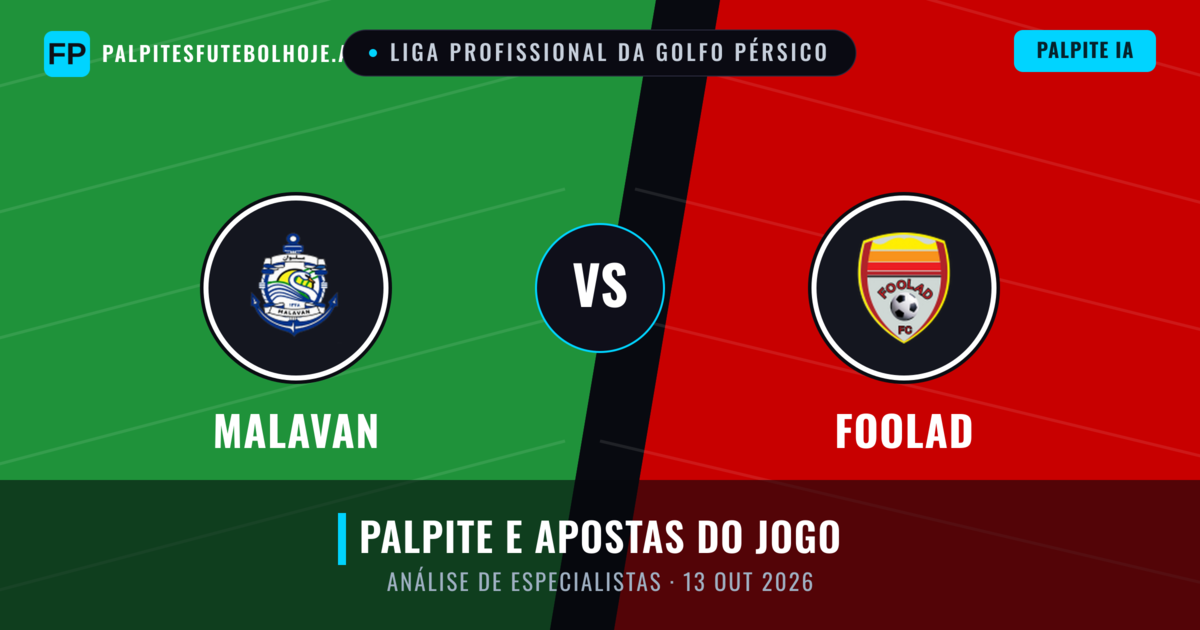 Malavan vs Foolad — prognóstico e prévia do jogo