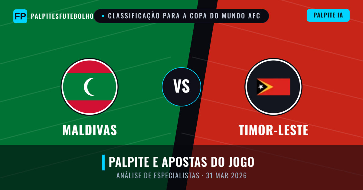 Maldivas vs Timor-Leste — prognóstico e prévia do jogo