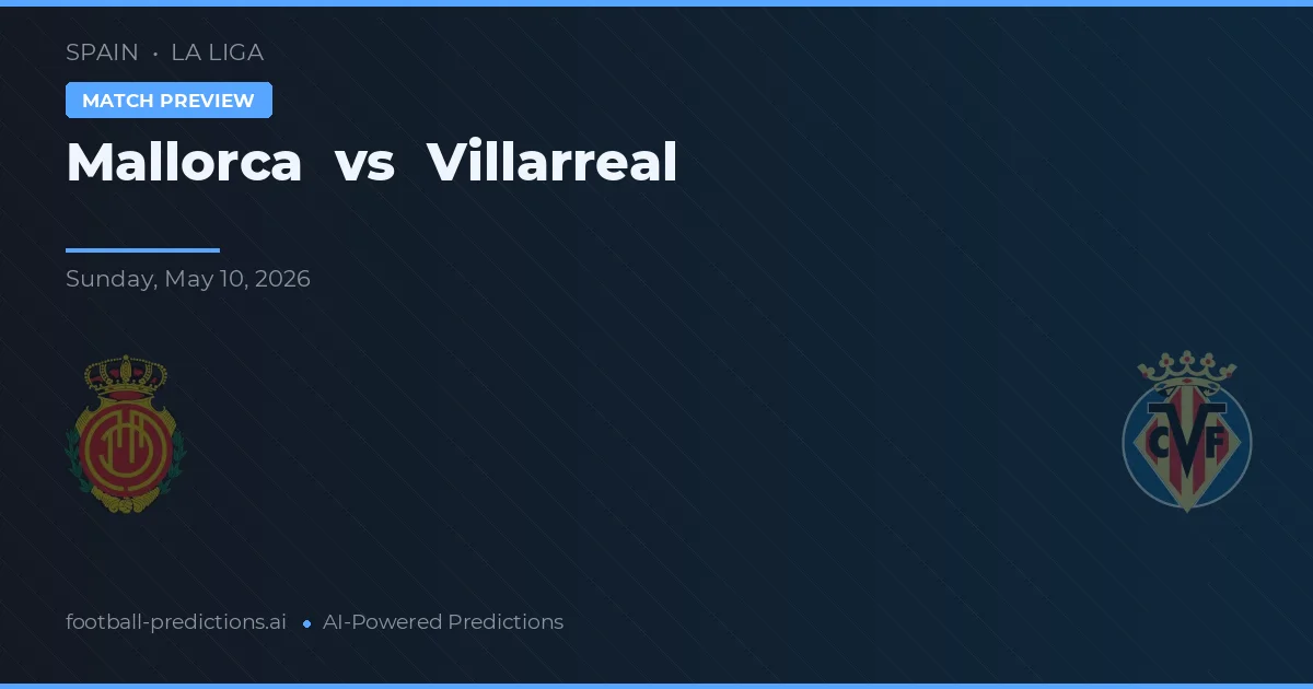 Mallorca vs Villarreal — prognóstico e prévia do jogo
