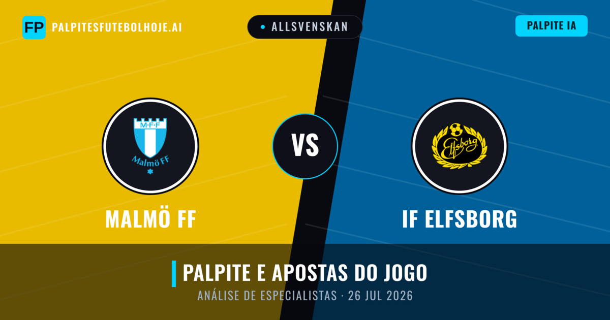 Malmö FF vs IF Elfsborg — prognóstico e prévia do jogo