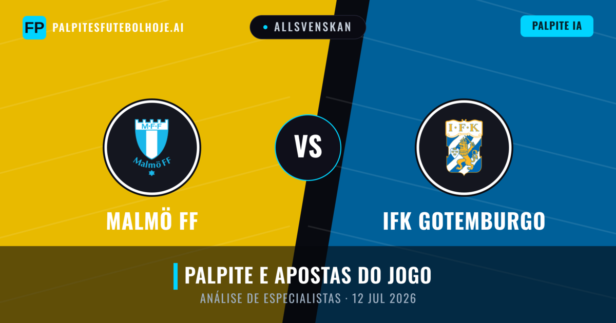 Malmö FF vs IFK Gotemburgo — prognóstico e prévia do jogo