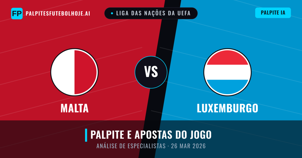 Malta vs Luxemburgo — prognóstico e prévia do jogo