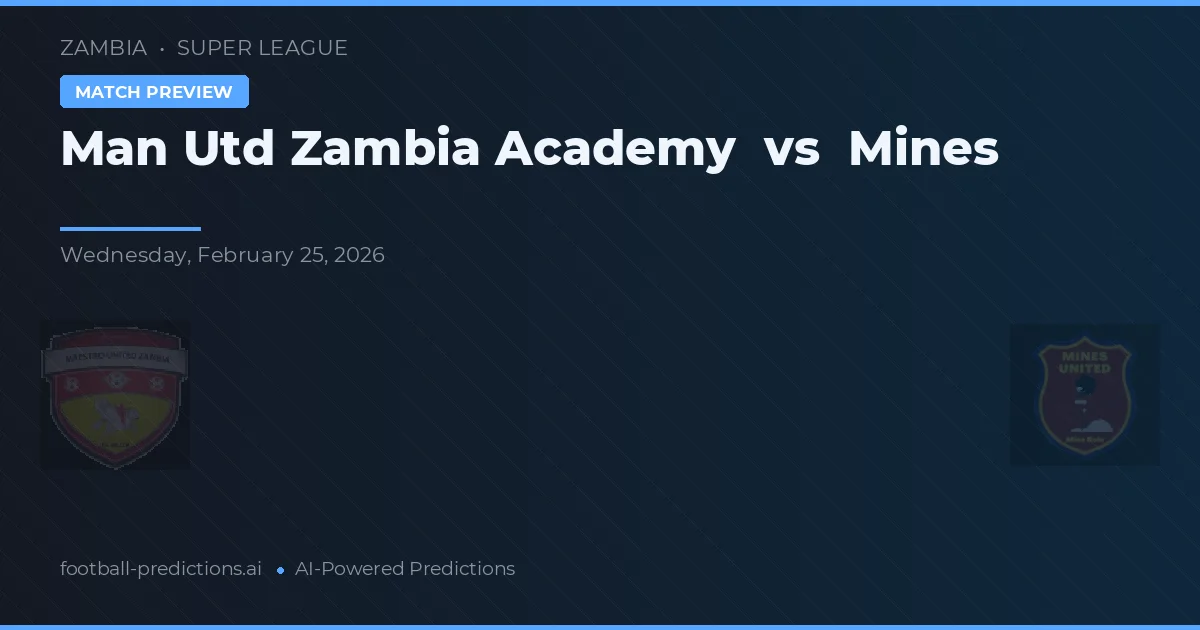 Academia do Manchester United Zambia vs Minas — prognóstico e prévia do jogo