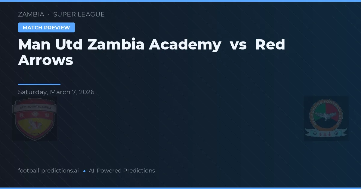Academia do Manchester United Zambia vs Águias Vermelhas — prognóstico e prévia do jogo