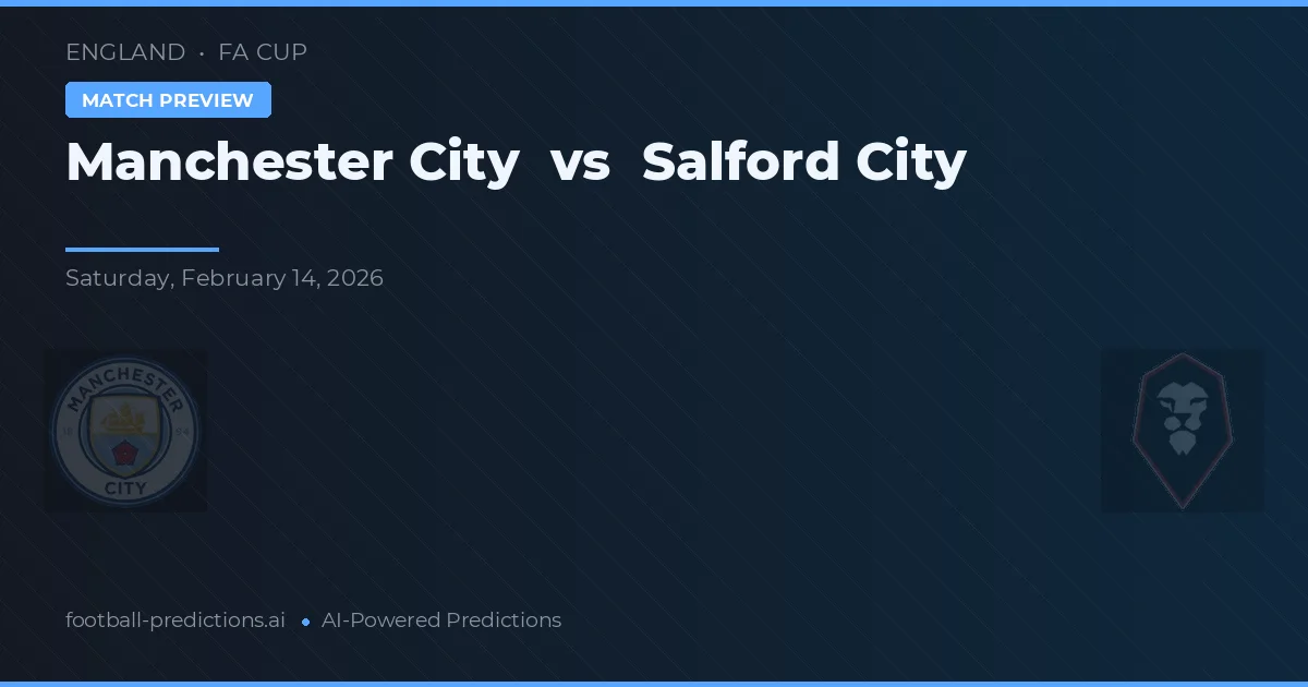 Manchester City vs Salford City — prognóstico e prévia do jogo