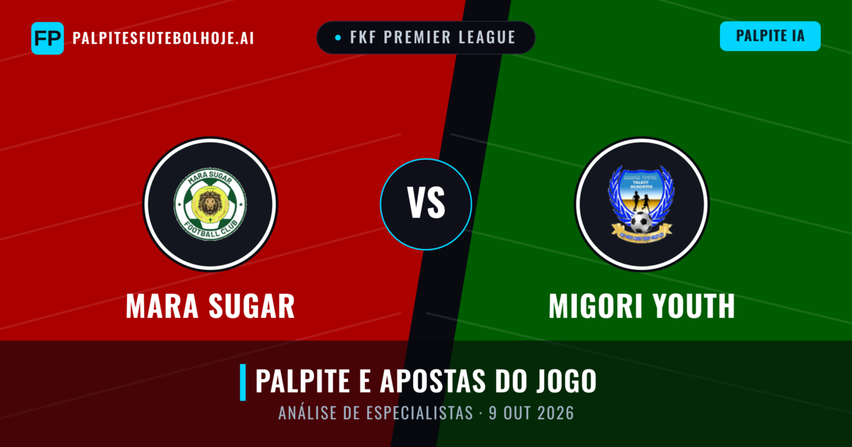 Mara Sugar vs Migori Youth — prognóstico e prévia do jogo