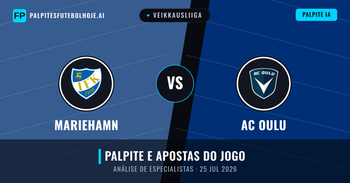 Mariehamn vs AC Oulu — prognóstico e prévia do jogo