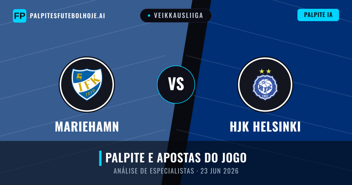 Mariehamn vs HJK Helsinki — prognóstico e prévia do jogo