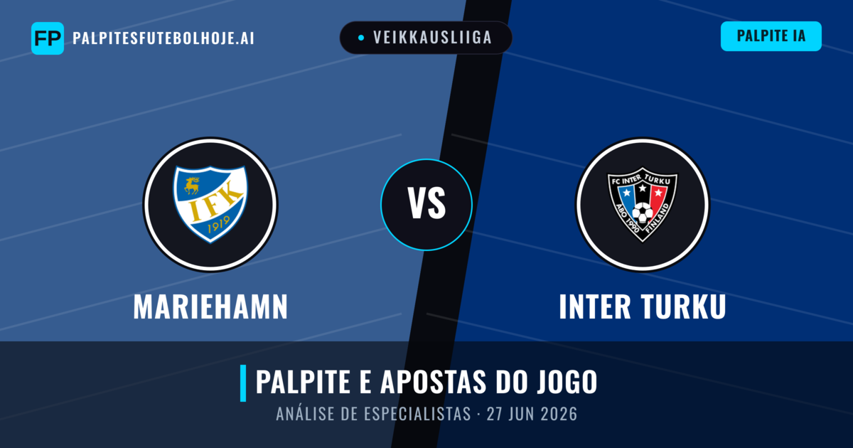 Mariehamn vs Inter Turku — prognóstico e prévia do jogo