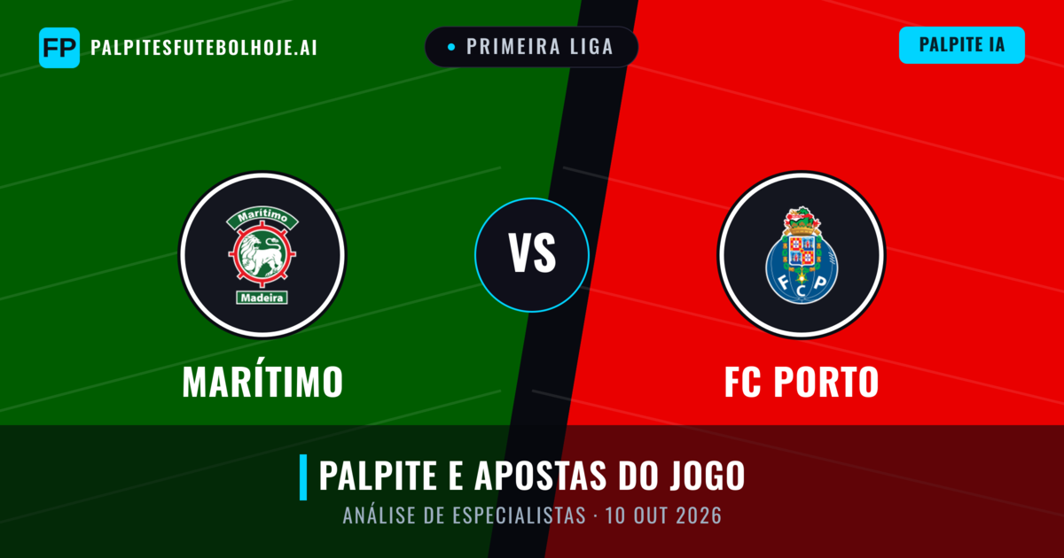 Marítimo vs FC Porto — prognóstico e prévia do jogo