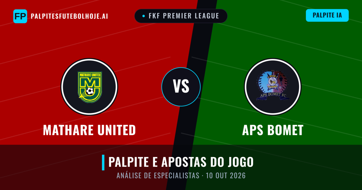 Mathare United vs APS Bomet — prognóstico e prévia do jogo