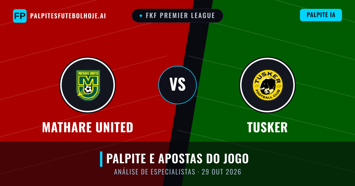 Mathare United vs Tusker — prognóstico e prévia do jogo