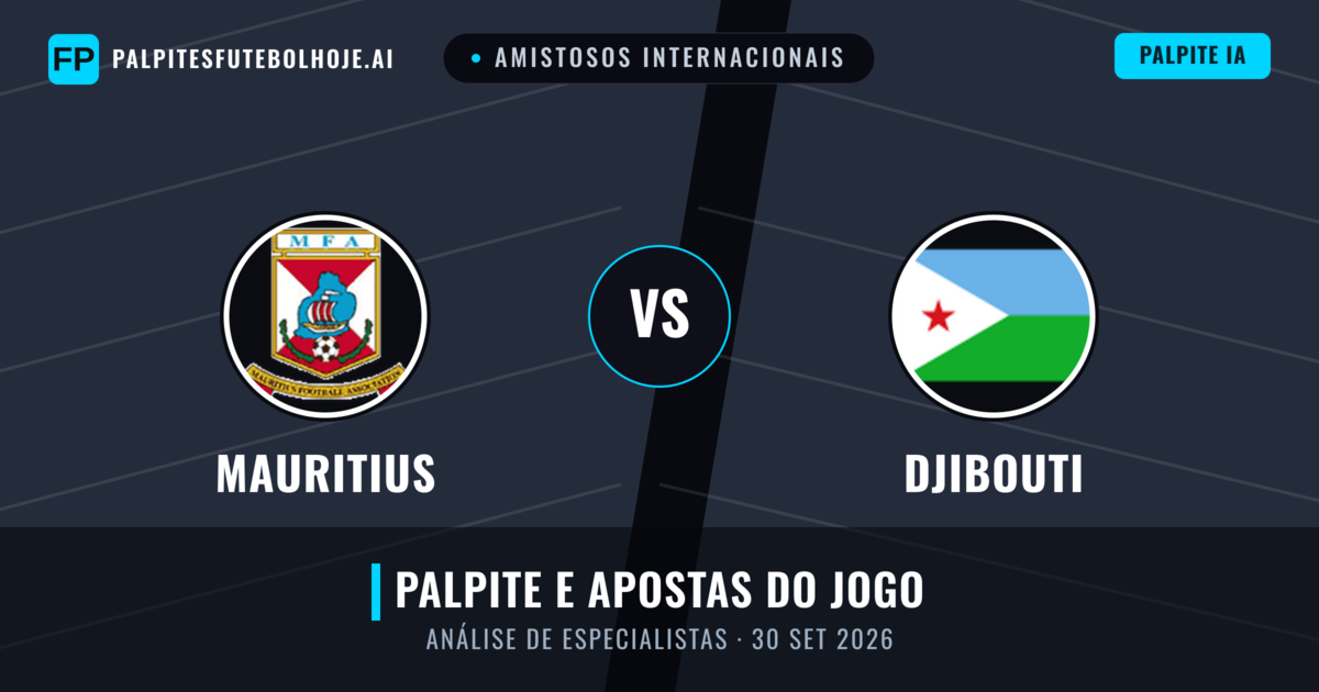 Mauritius vs Djibouti — prognóstico e prévia do jogo
