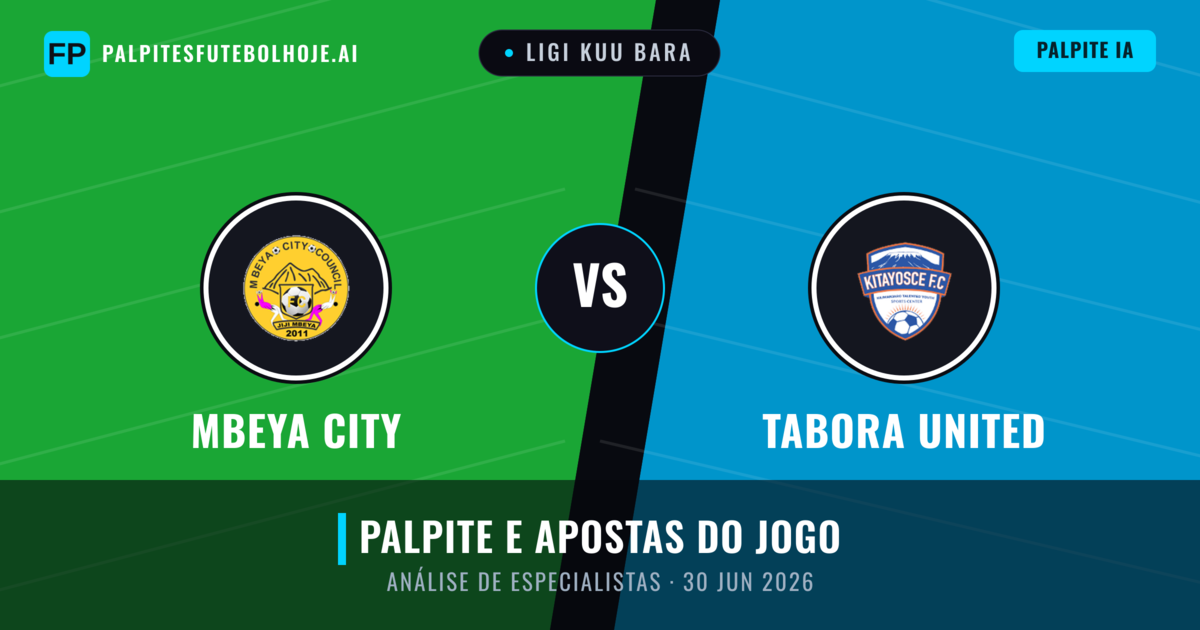 Mbeya City vs Tabora United — prognóstico e prévia do jogo