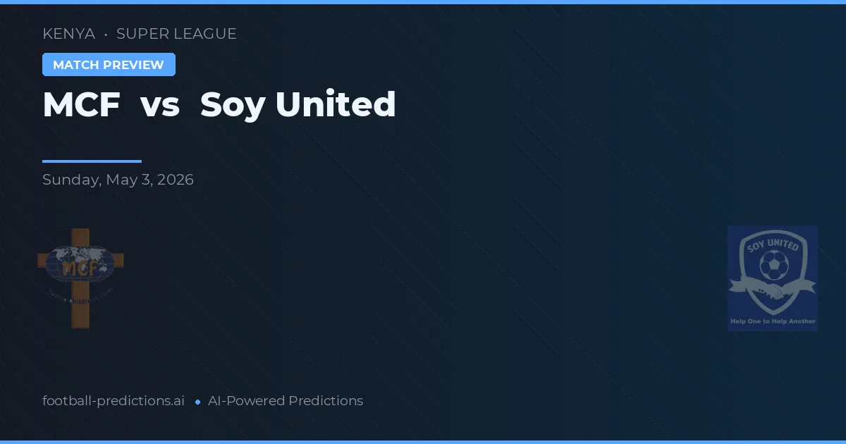 MCF vs Soy United — prognóstico e prévia do jogo