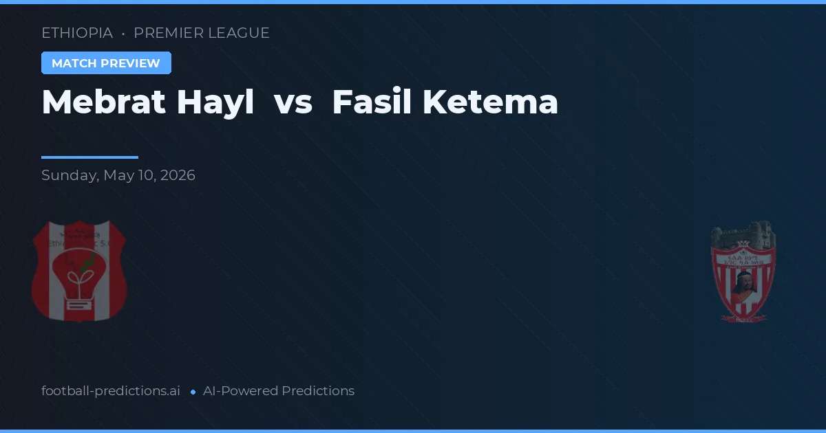 Mebrat Hayl vs Fasil Ketema — prognóstico e prévia do jogo