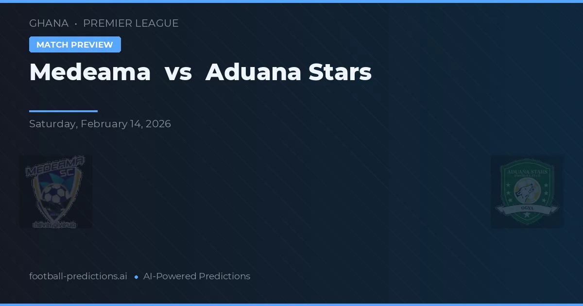 Medeama vs Aduana Stars — prognóstico e prévia do jogo