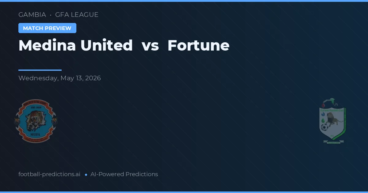 Medina United vs Fortune — prognóstico e prévia do jogo