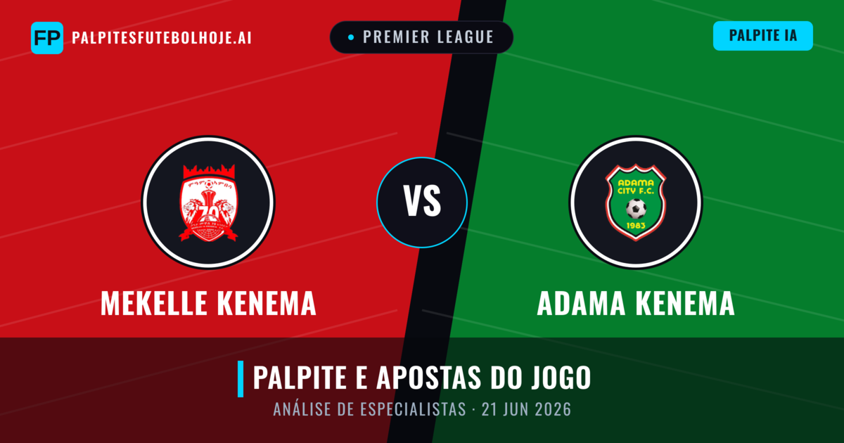 Mekelle Kenema vs Adama Kenema — prognóstico e prévia do jogo