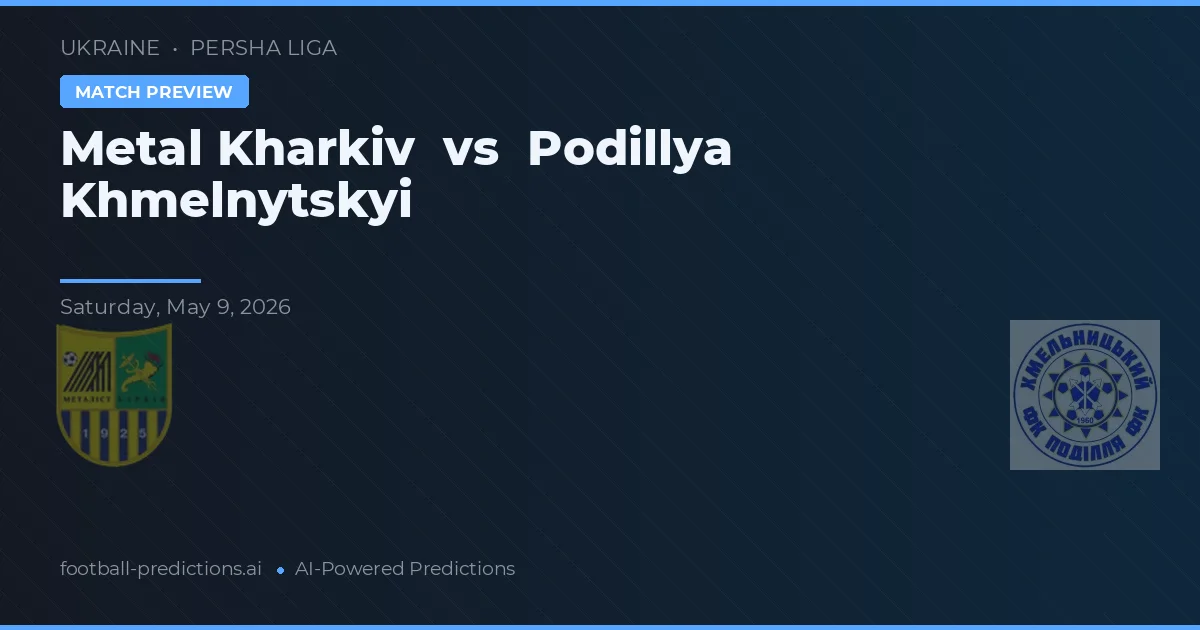 Metal Kharkiv vs Podillya Khmelnytskyi — prognóstico e prévia do jogo