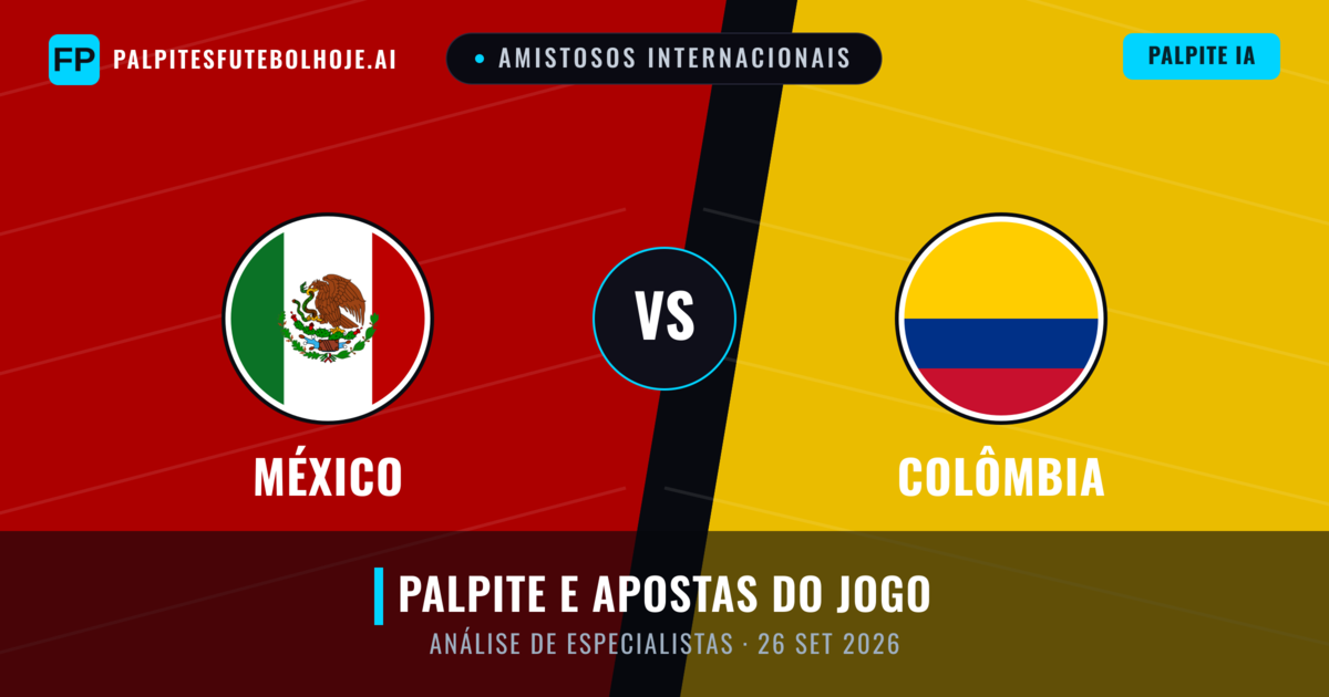 México vs Colômbia — prognóstico e prévia do jogo