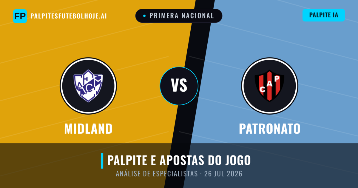 Midland vs Patronato — prognóstico e prévia do jogo