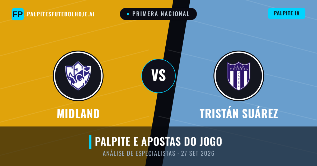 Midland vs Tristán Suárez — prognóstico e prévia do jogo