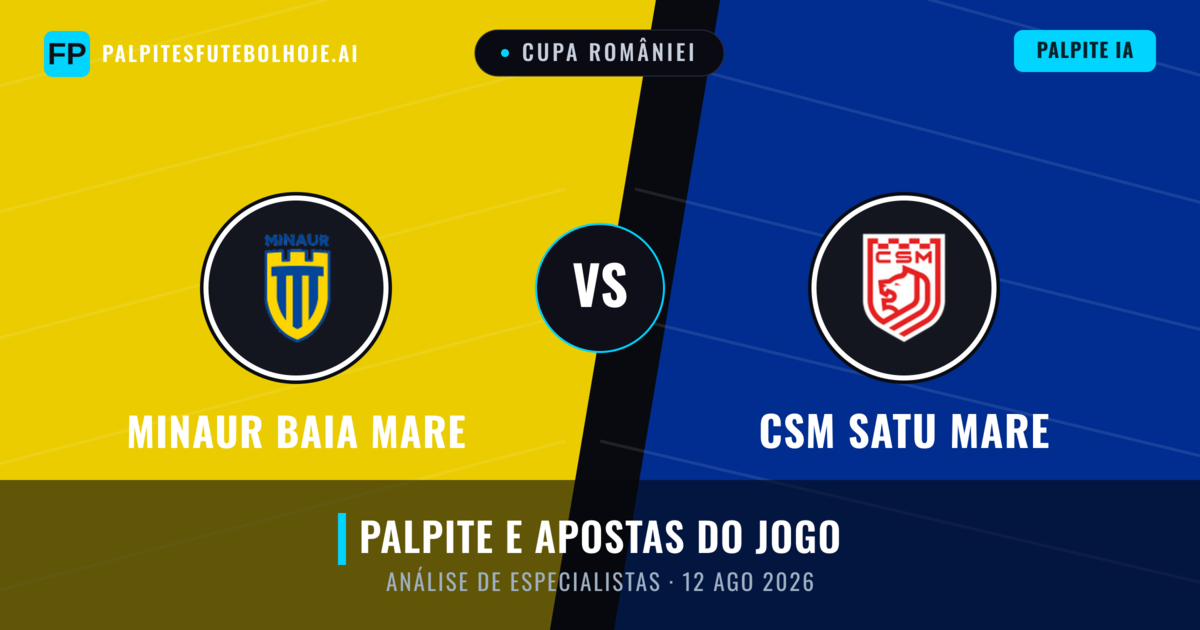 Minaur Baia Mare vs CSM Satu Mare — prognóstico e prévia do jogo