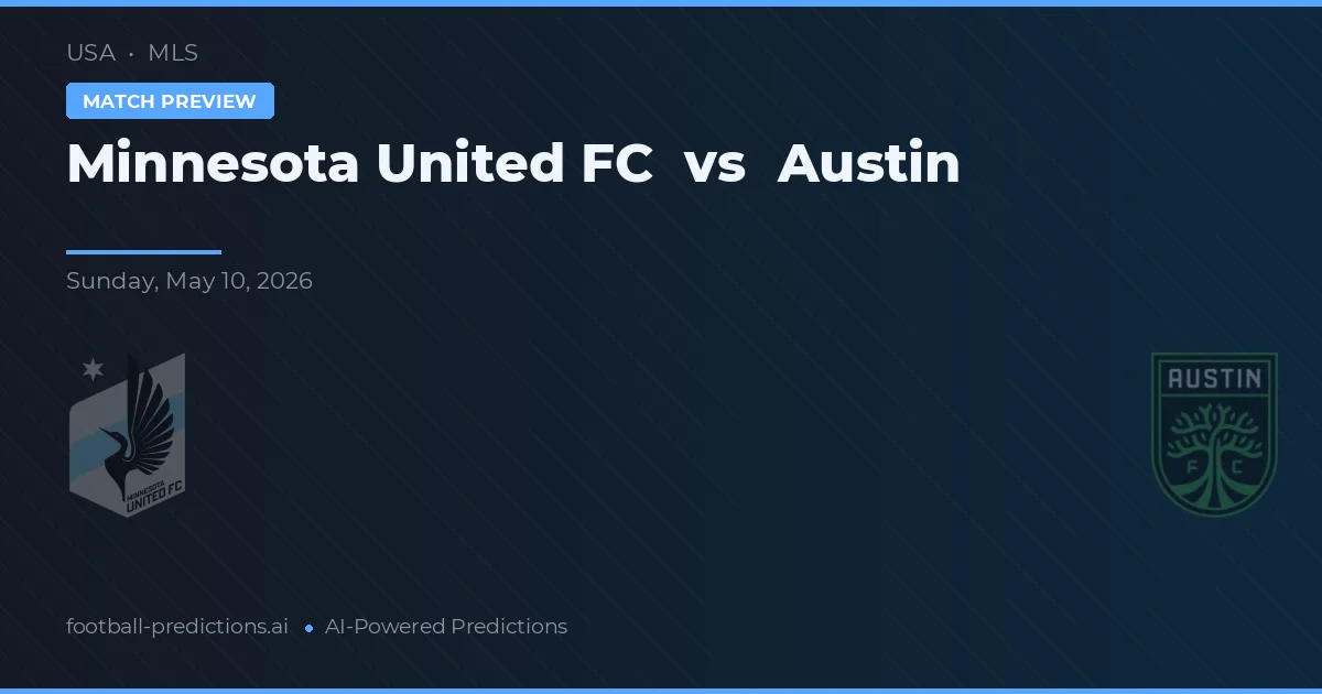 Minnesota United FC vs Austin — prognóstico e prévia do jogo
