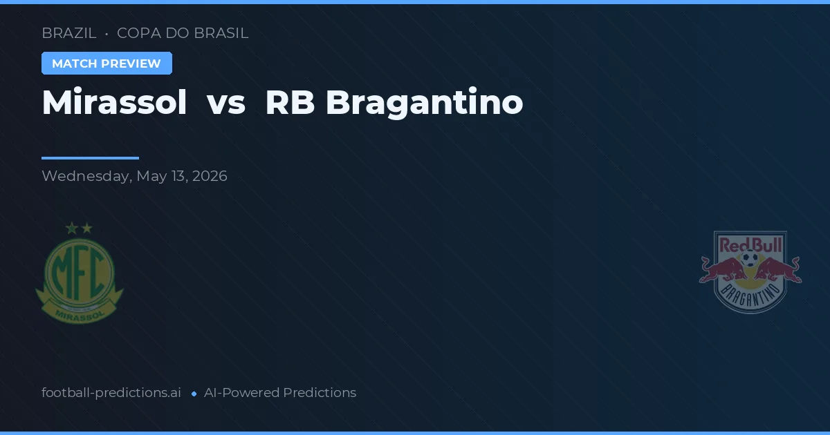 Mirassol vs RB Bragantino — prognóstico e prévia do jogo