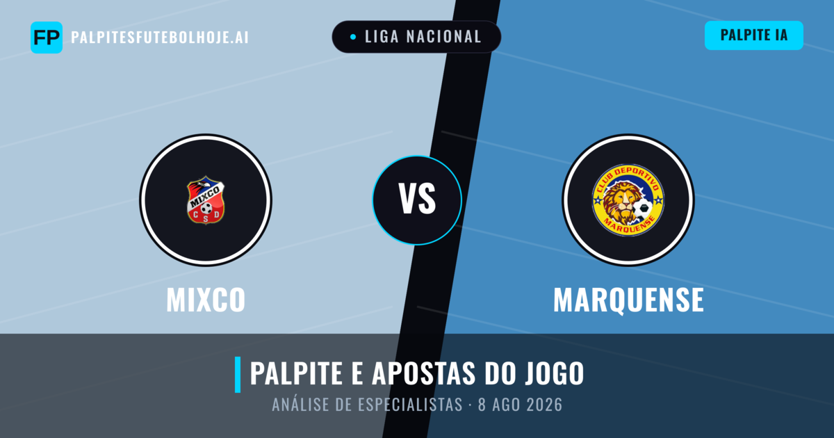 Mixco vs Marquense — prognóstico e prévia do jogo