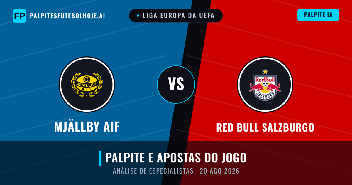 Mjällby AIF vs Red Bull Salzburgo — prognóstico e prévia do jogo