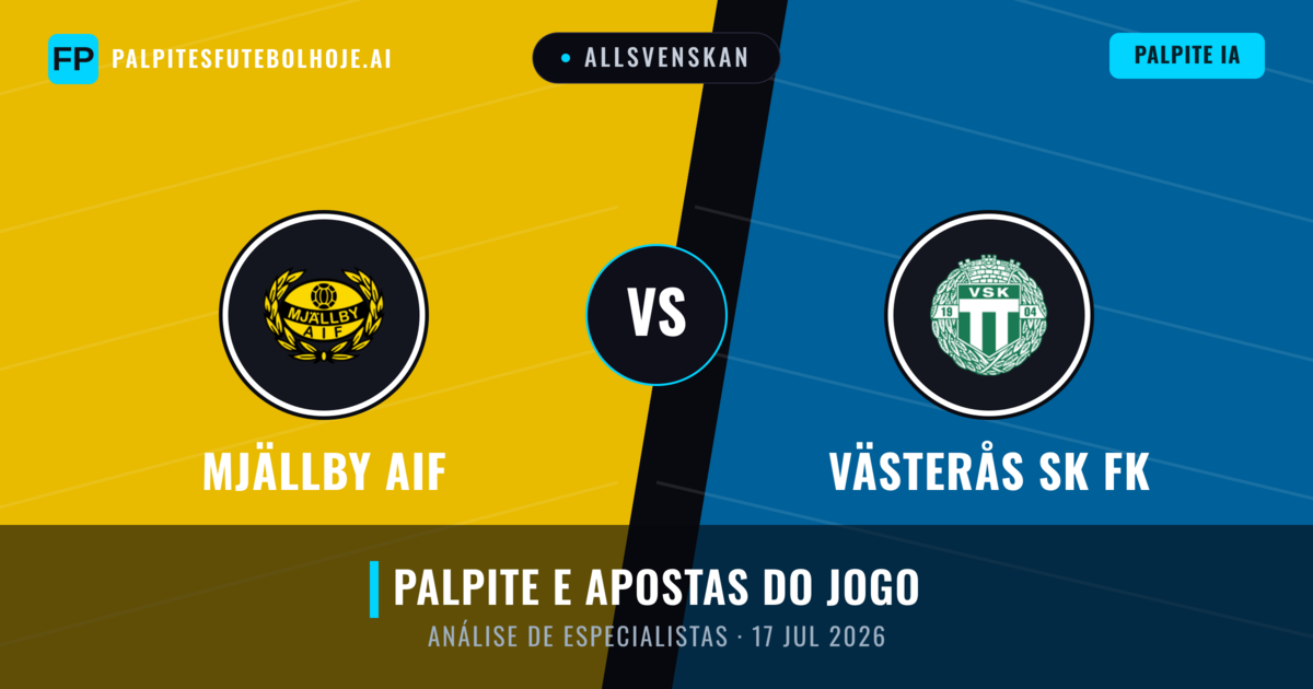 Mjällby AIF vs Västerås SK FK — prognóstico e prévia do jogo