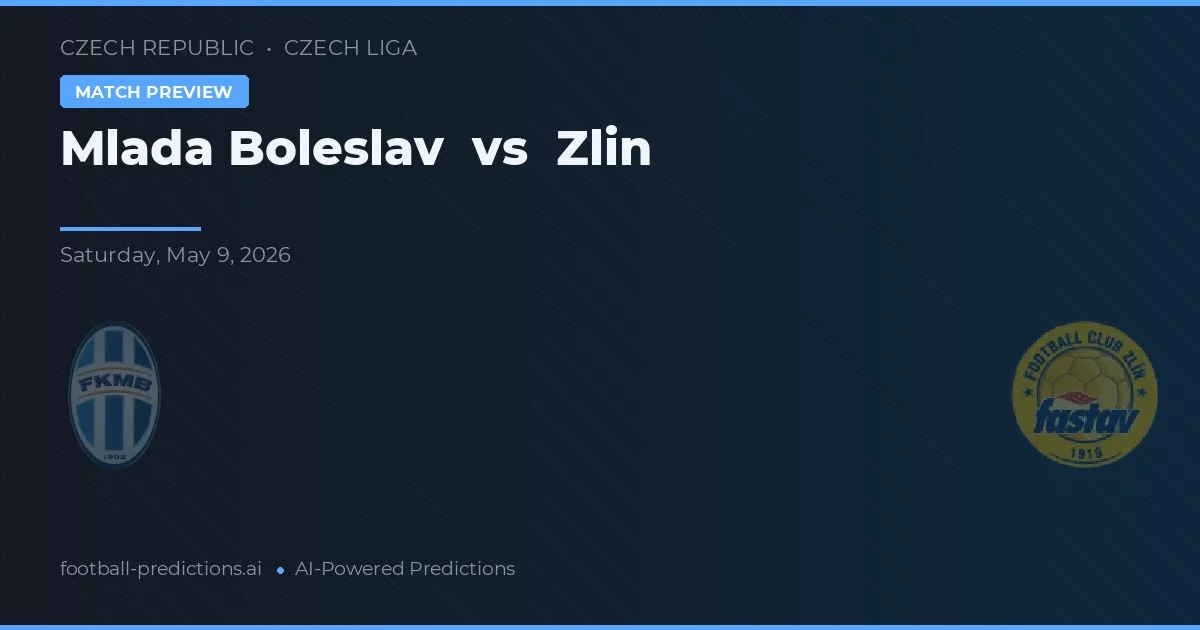 Mladá Boleslav vs Zlín — prognóstico e prévia do jogo