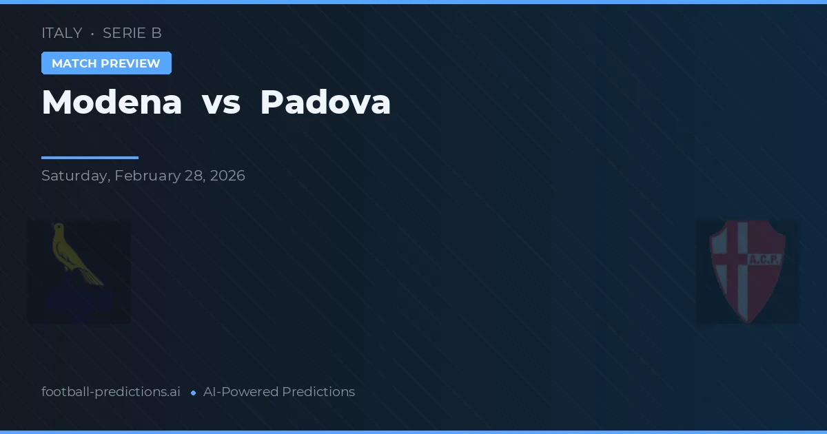 Modena vs Padova — prognóstico e prévia do jogo