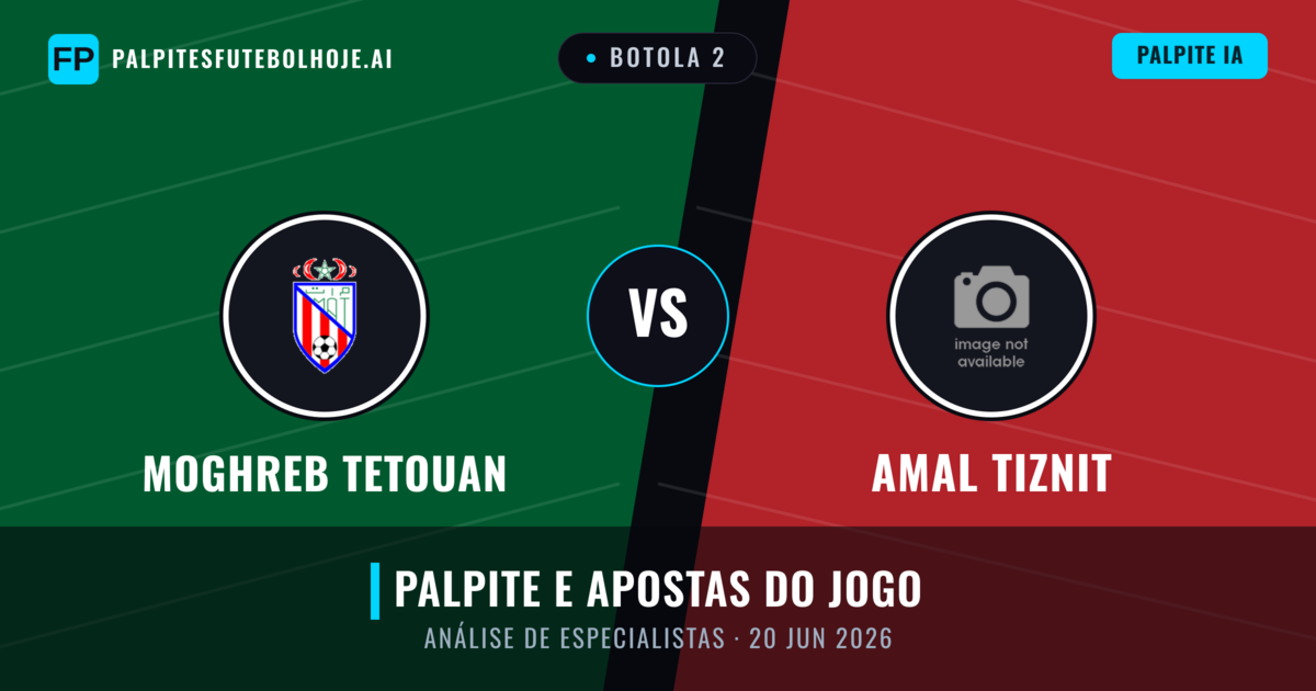 Moghreb Tetouan vs Amal Tiznit — prognóstico e prévia do jogo