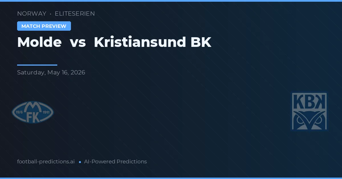 Molde vs Kristiansund BK — prognóstico e prévia do jogo