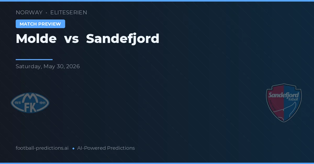 Molde vs Sandefjord — prognóstico e prévia do jogo