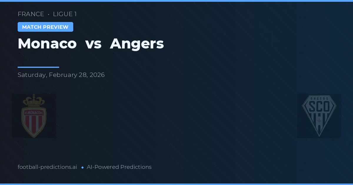 Mônaco vs Angers — prognóstico e prévia do jogo
