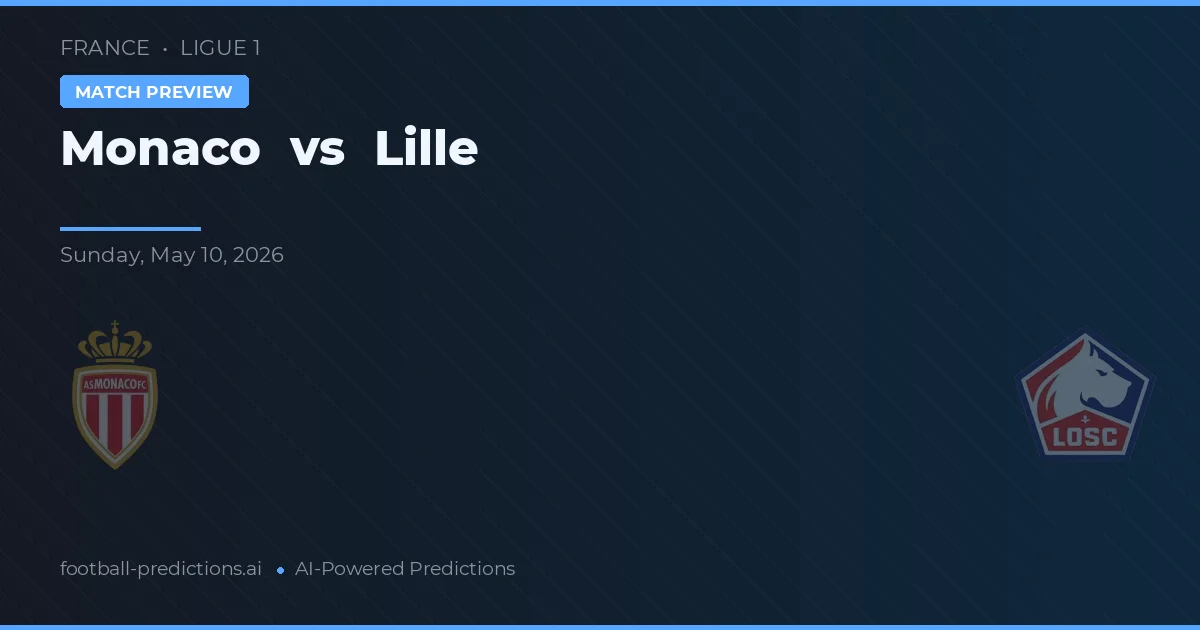Mônaco vs Lille — prognóstico e prévia do jogo