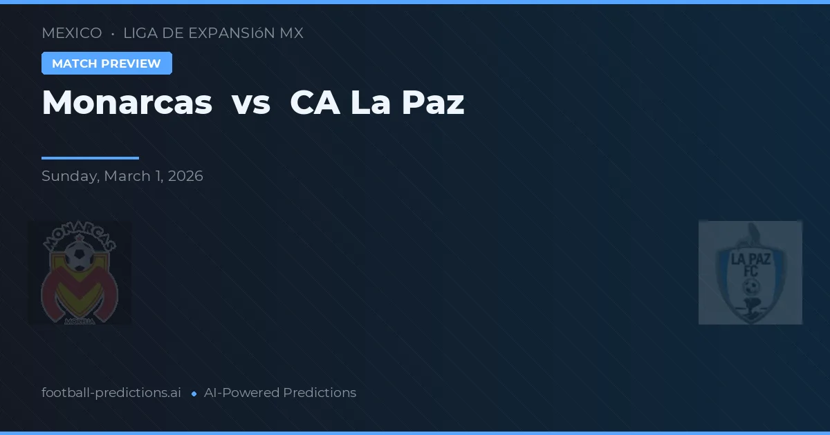 Monarcas vs CA La Paz — prognóstico e prévia do jogo