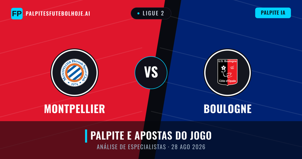 Montpellier vs Boulogne — prognóstico e prévia do jogo